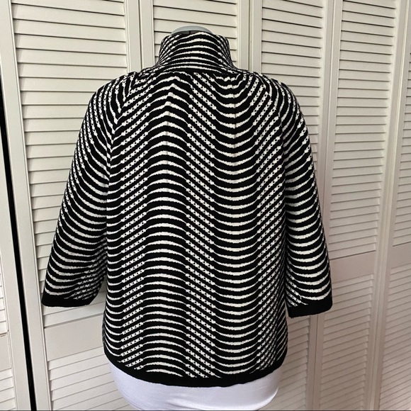 MODEL FRANCE | thick knit button up sweater  L - Picture 4 of 8